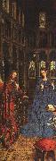 Jan Van Eyck The Annunciation   9 China oil painting reproduction